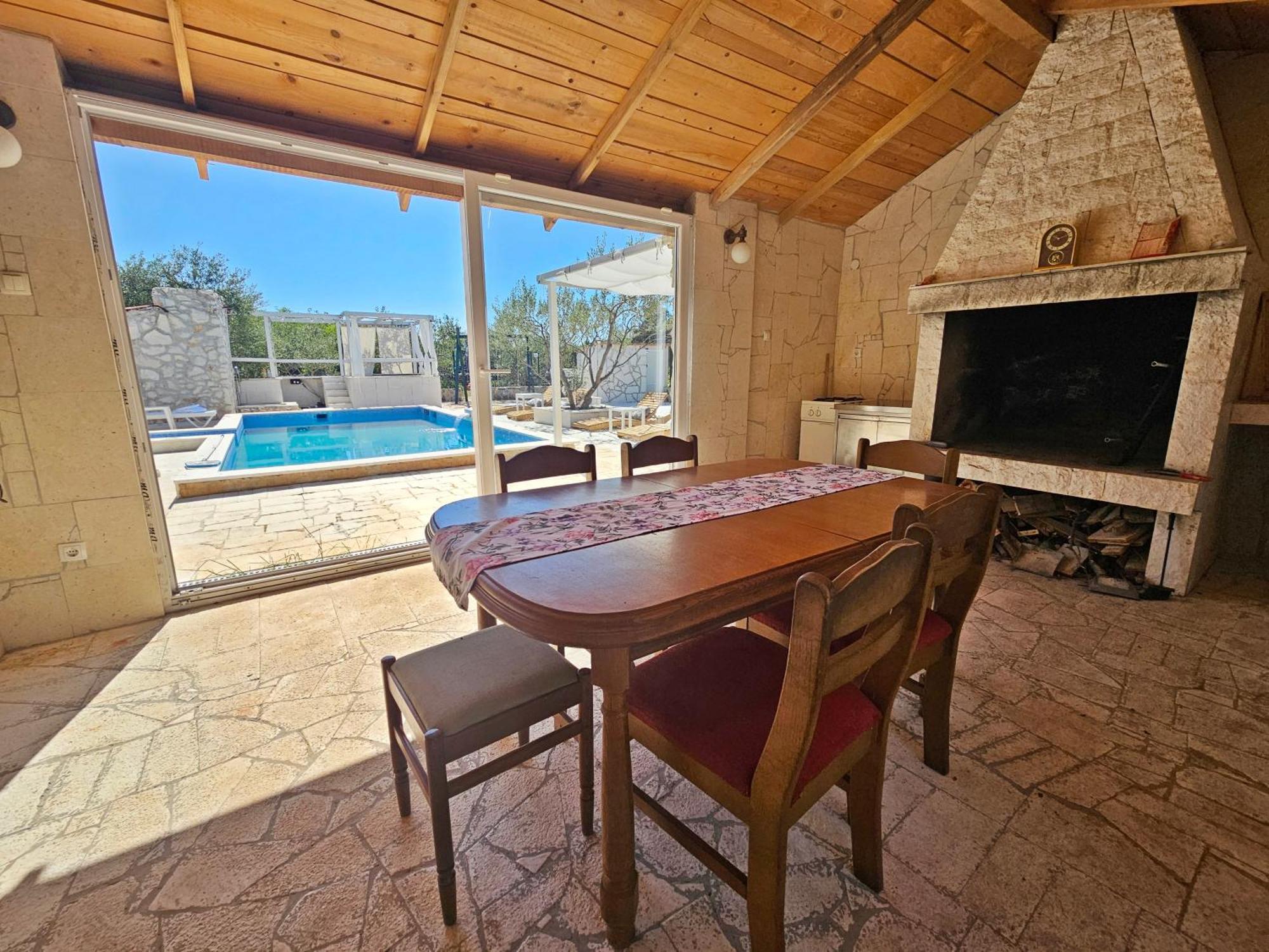 Gornji SegetFlamingo - House With Private Pool别墅 外观 照片