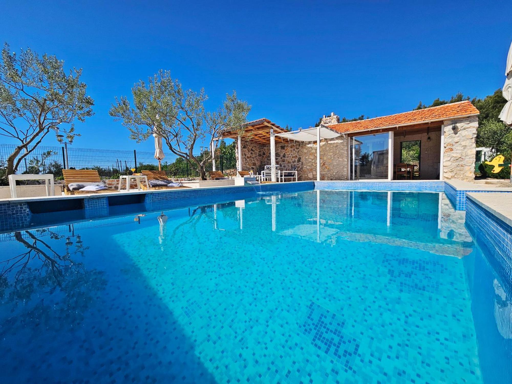 Gornji SegetFlamingo - House With Private Pool别墅 外观 照片